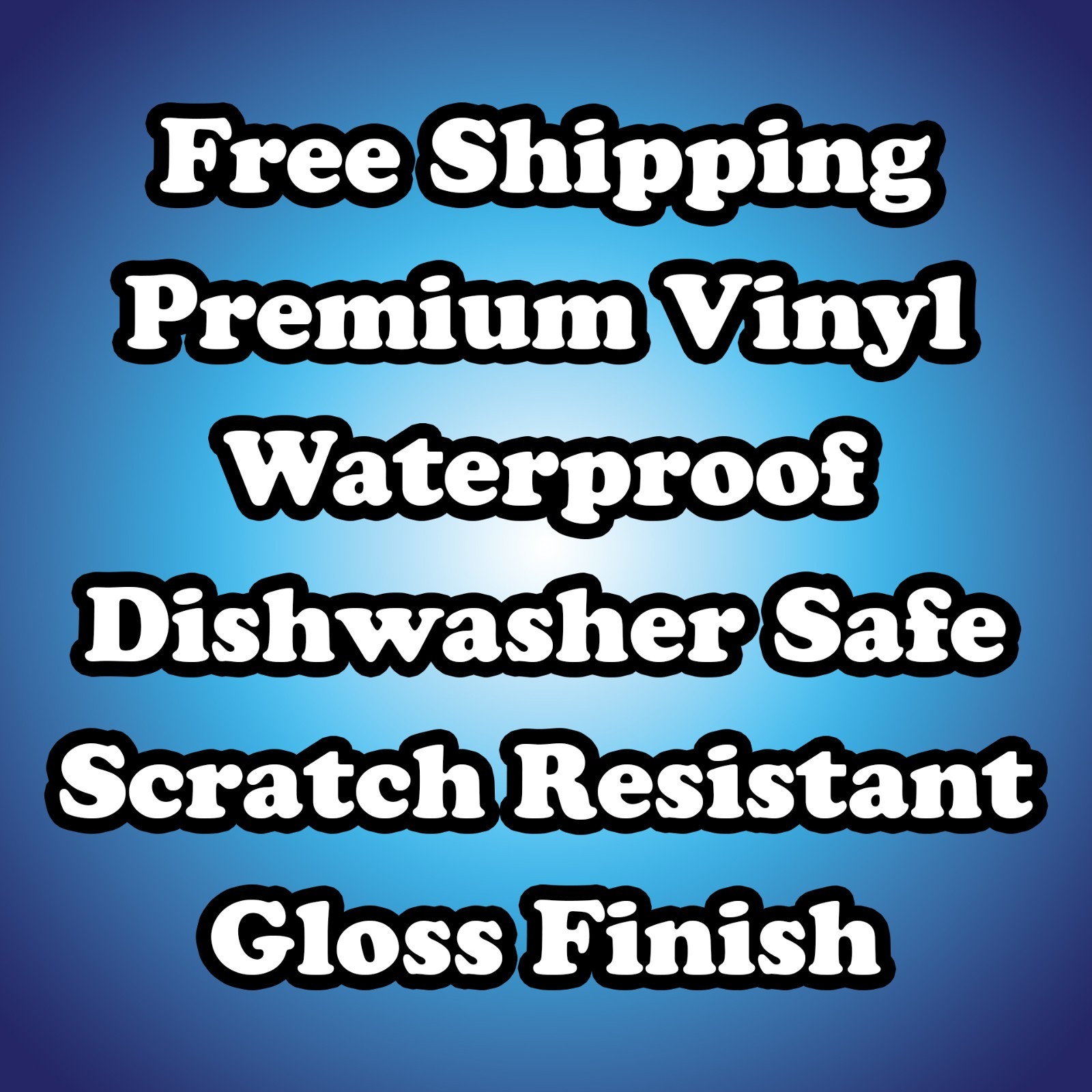 Custom Full Color Gloss Die Cut Logo Stickers Labels Bulk