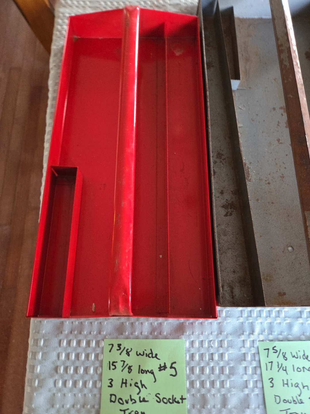 Pick 1 Craftsman Only Tray 16" 17” 18" 20" metal pull out USA Red Gray Tool Box