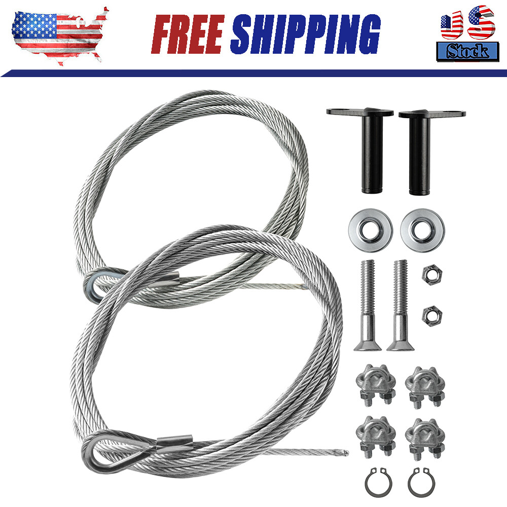 Fits Tommy Gate Lift gate 002939 Universal 7/32 Repair Cable Set w/hardware