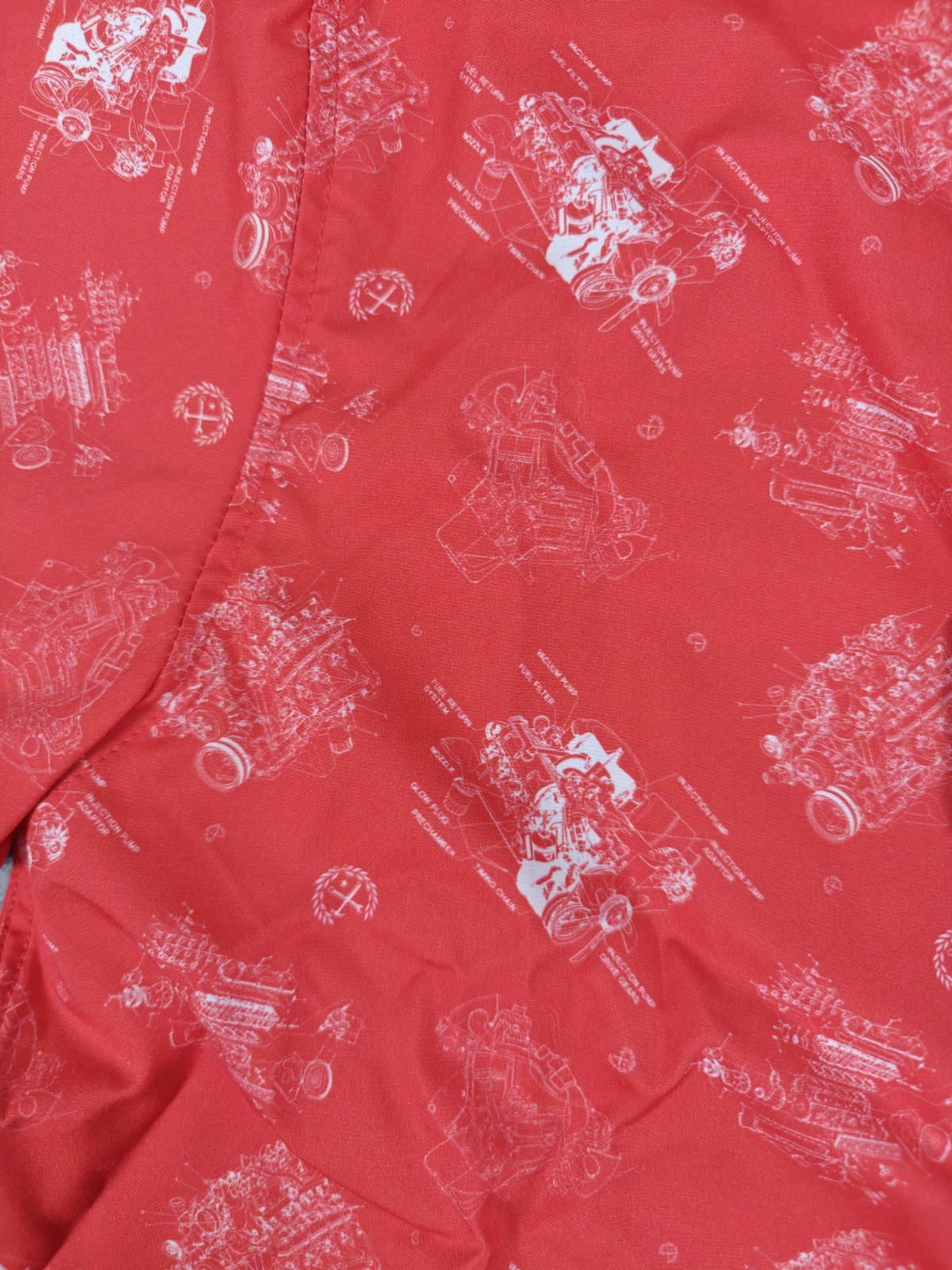 Dixxon Flannel Co The 350 Engine Party Shirt Men's Medium Red