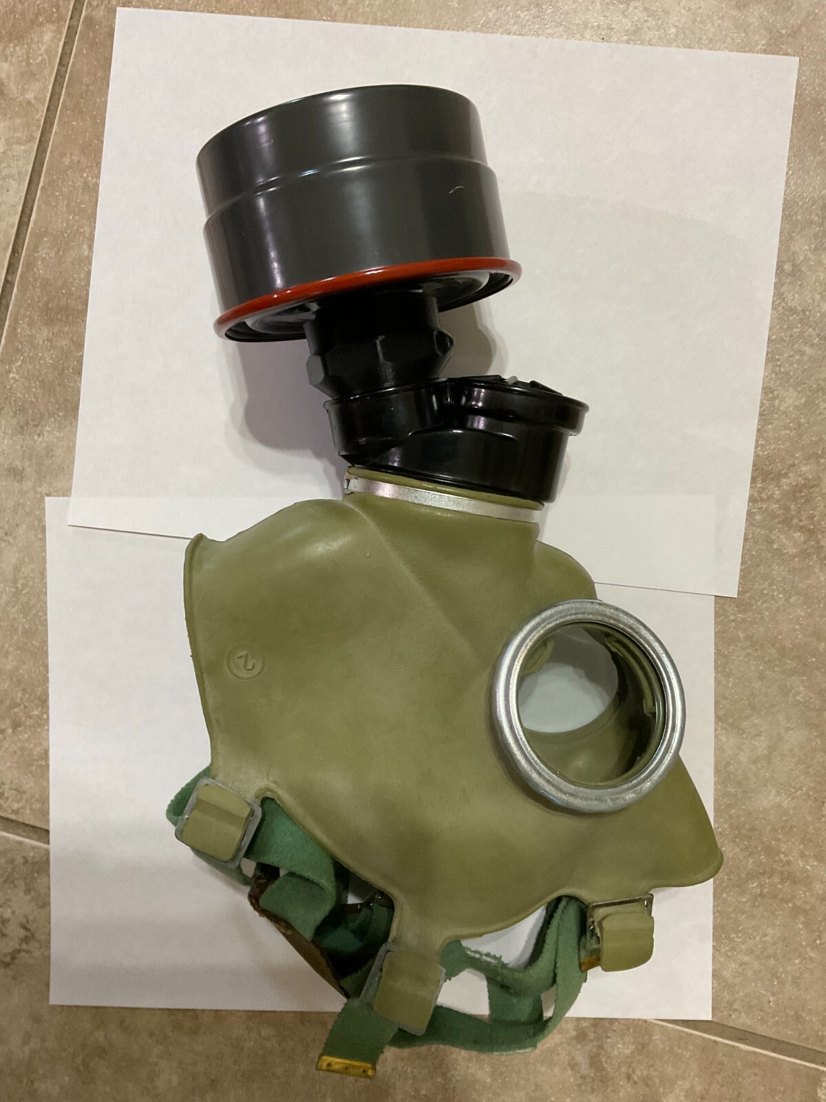 40mm GOST to 40mm NATO Thread Adapter Kit for Russian Gas Masks NBC CBRN