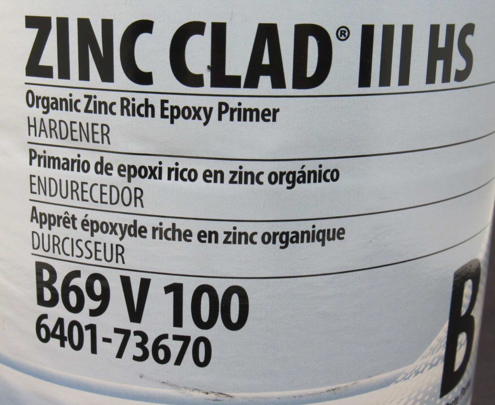NEW Sherwin-Williams Zinc Clad III HS Epoxy Primer Coating PART A + B for STEEL
