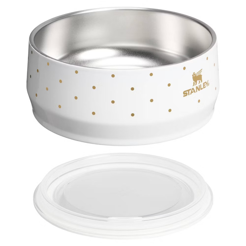 Stanley 24 oz Stainless Steel Pet Bowl Frost Polka Dot