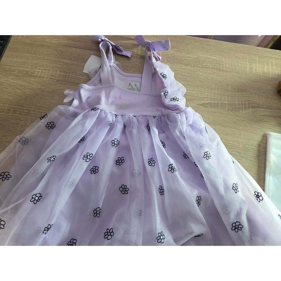 Bluey Lil Style BBLU0J2CDK Lavender Tulle Daisy Dress Girls 5T NWT