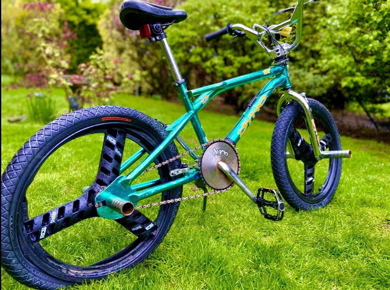 Dyno Air 2000 Gt Mags Freestyle Bike Metallic Green RARE