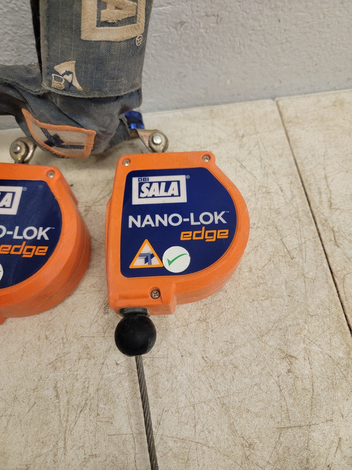 3M DBI SALA NANO-LOK 8' EDGE 3500231 DUAL LEG SELF RETRACTING LIFELINE LANYARD 9