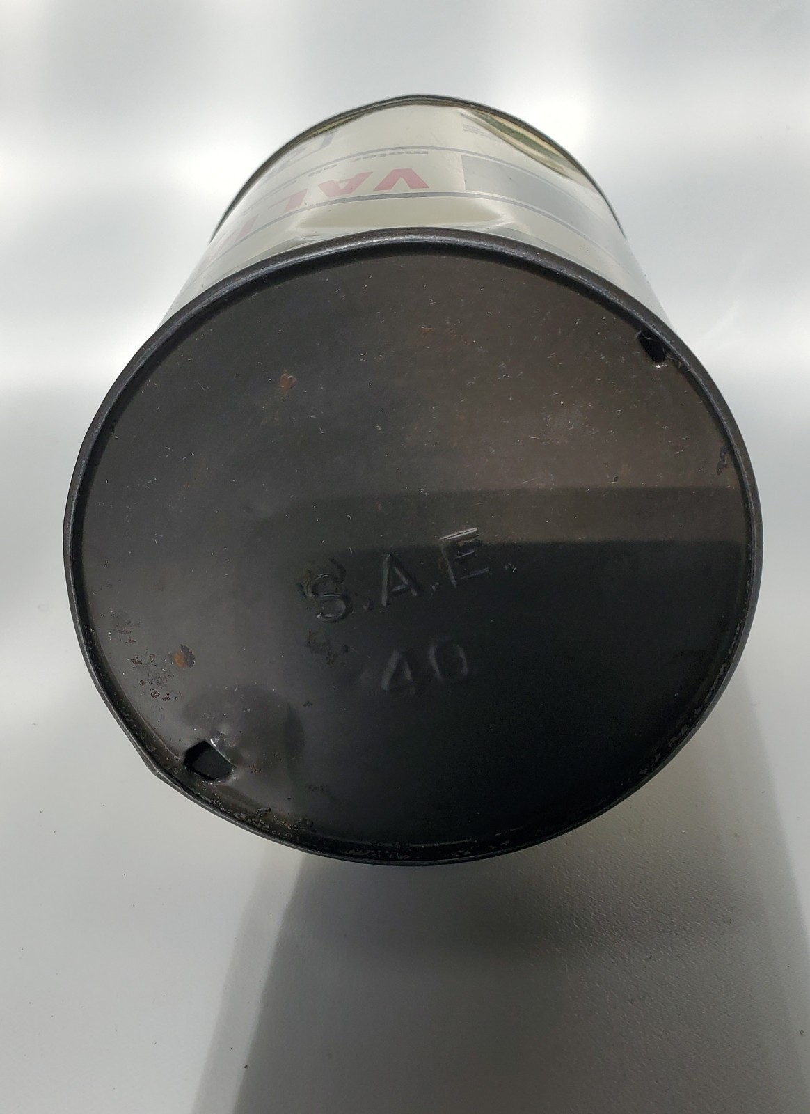 Collectors Oil Can. Super Rare Vintage Display. Hard To Find! "VALIANT" Nice.