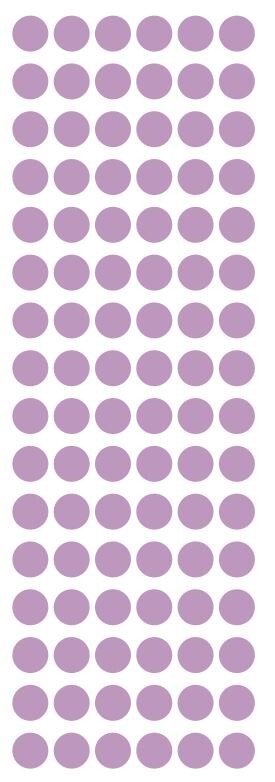 3/8" Lilac Dots Round Vinyl Color Code Inventory Label Dot Stickers 3/8 Inch