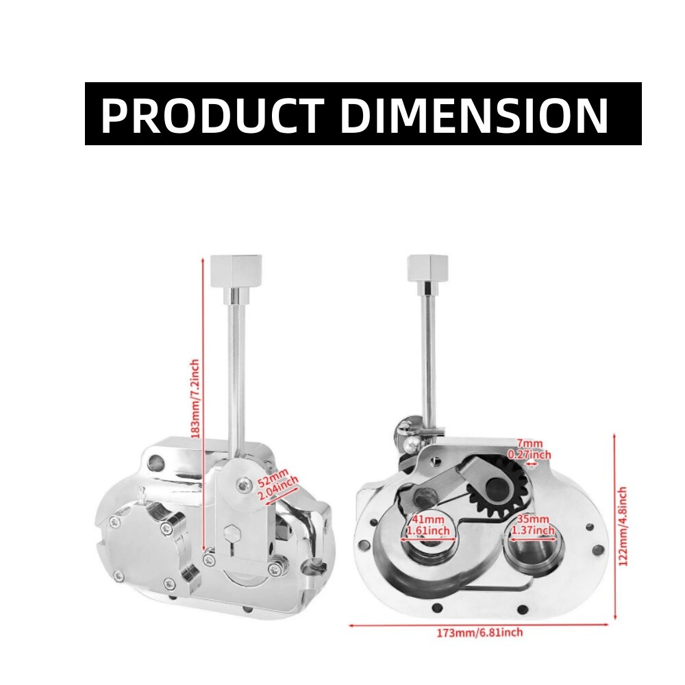 Chrome Reverse Gear Clutch For Harley Touring Electra CVO Tri Glide 2014-2020