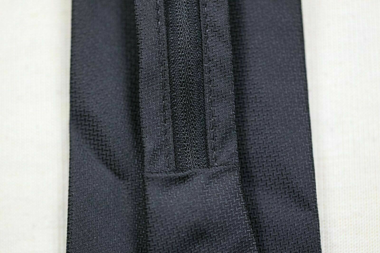 Brand New Men or Boys Pre-Tied Black Zipper Tie Easy Dress Clothing Accessory