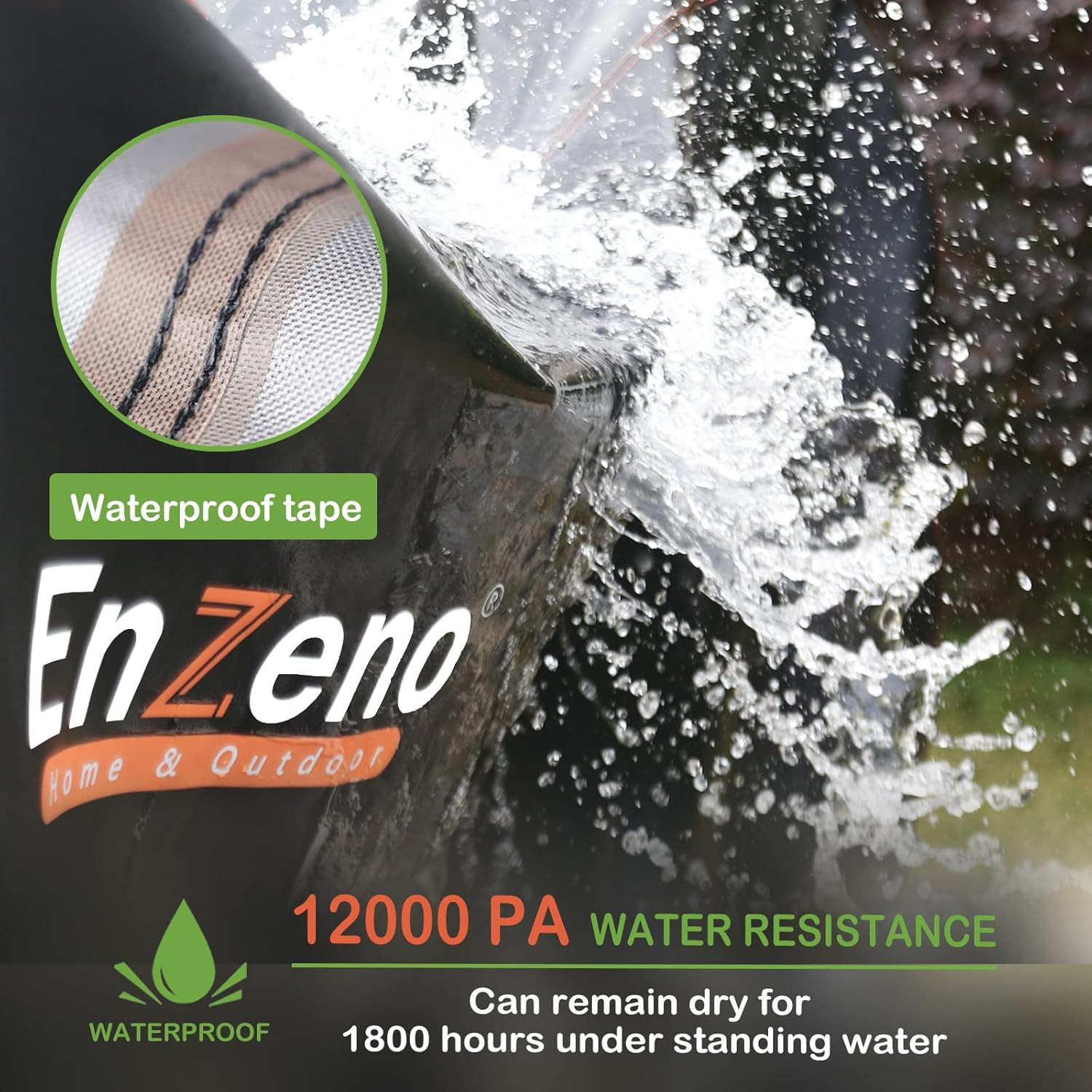 Outdoor SPA Hot Tub Cover Waterproof Square 86 X 86 Inch Fit 84 X 84 or 83 X 83