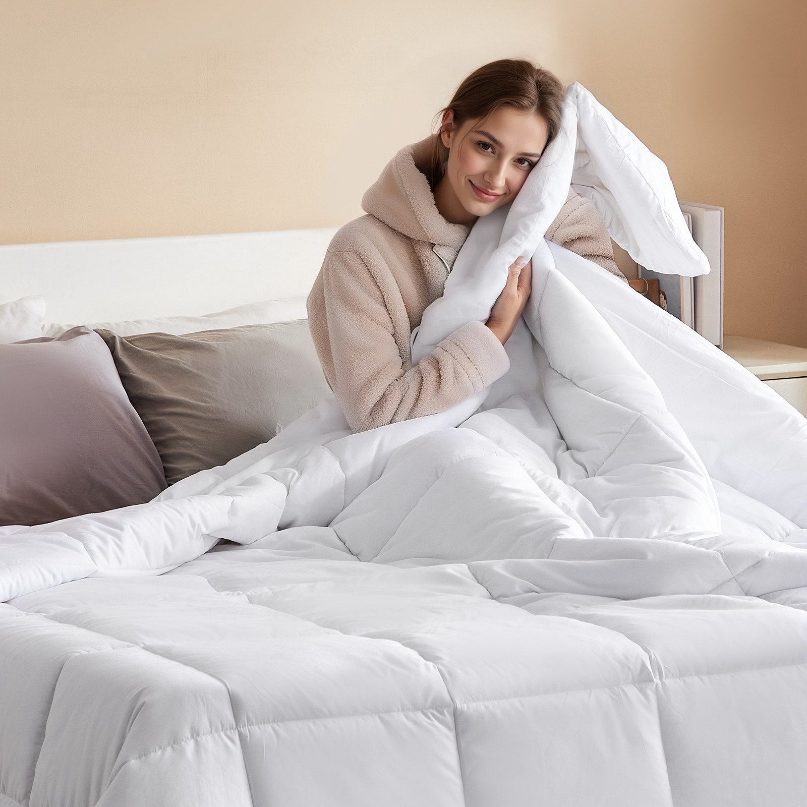 VEVOR Comforter Duvet Insert 102 x 90 in King Size Down Alternative Comforter