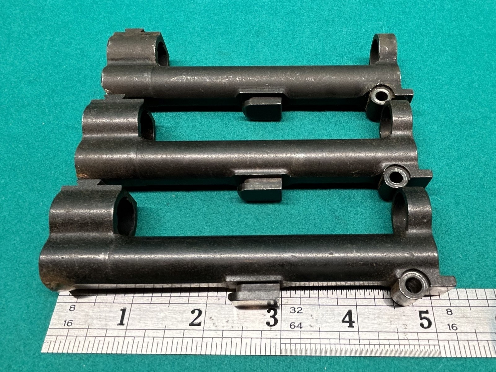 Lot of 3, Original M1 Garand Wide Base Gas Cylinder, AS-IS, for Parts or Repair