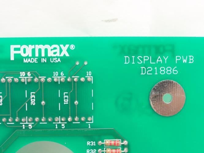 203970 New-No Box; Formax D21886 Display Board