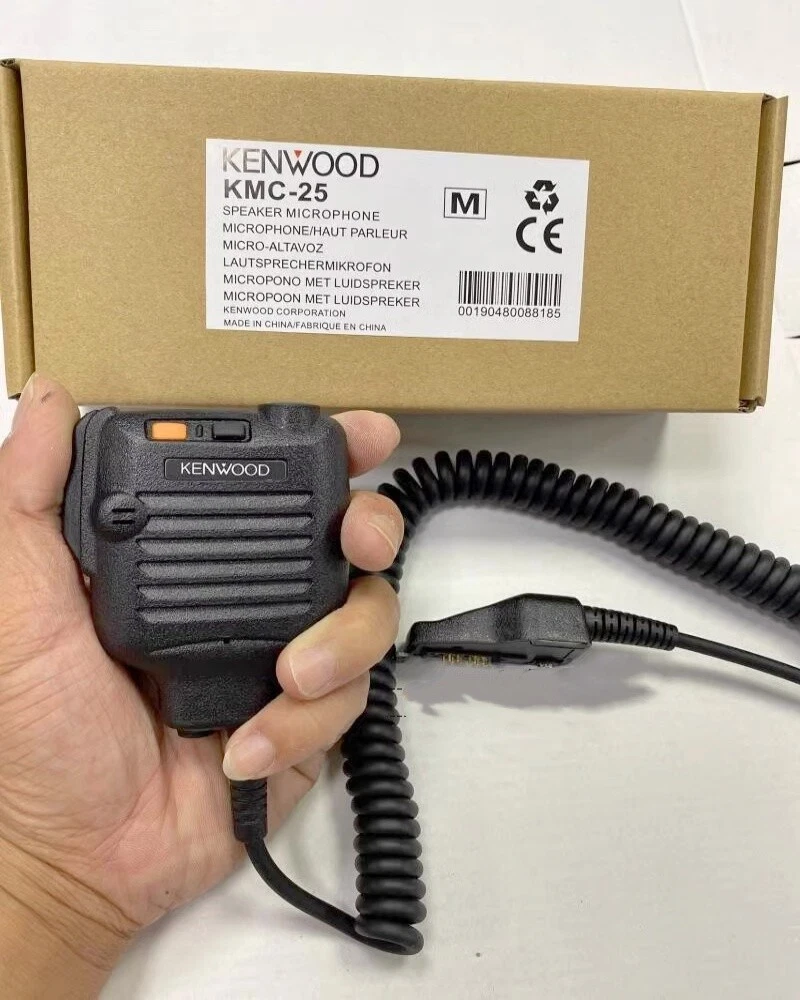 Genuine OEM KMC-25 For Kenwood MIL-SPEC Noise Canceling Speaker Microphone New