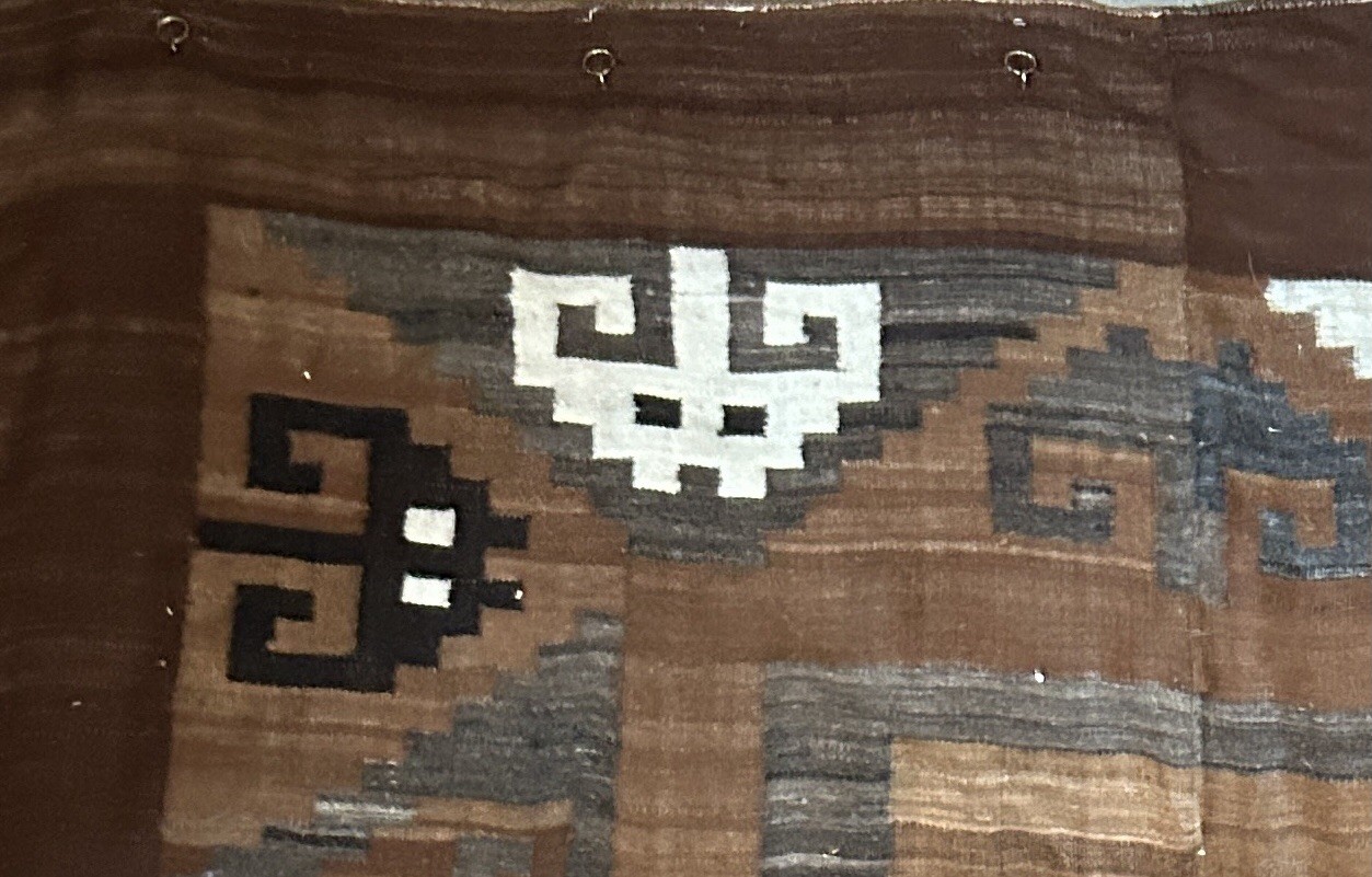 Andean Designs Virgin Alpaca Wall Hanging Tapestry Peruvian Art 67 x 88 NEW