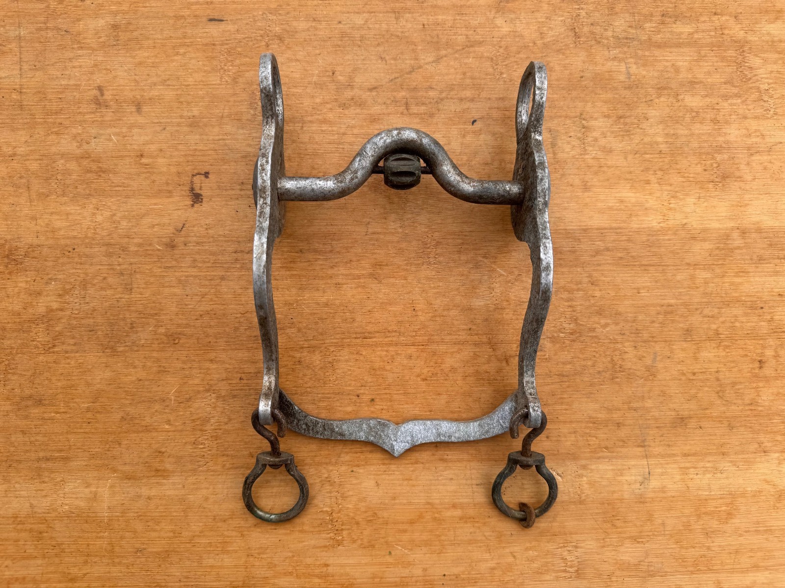 Vintage Aluminum Western Port Bit w Copper Roller ~ 5" ~ Crockett Renalde???