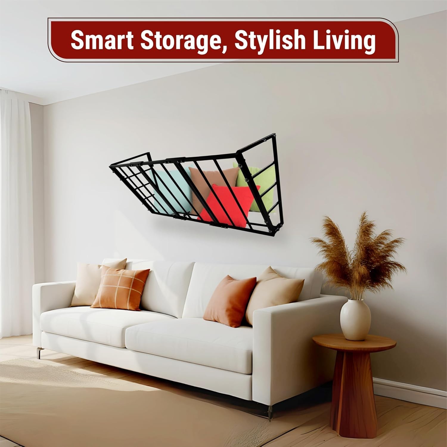 Hay Feeder Wall Mount – 36 Gallon – Heavy-Duty Steel Horse Hay Feeders