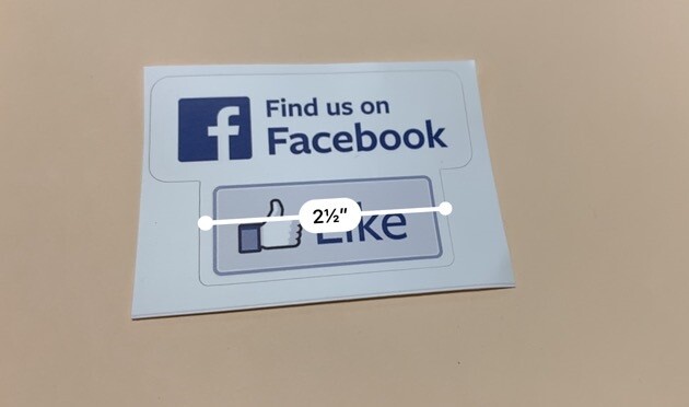 Like us on Facebook sticker
