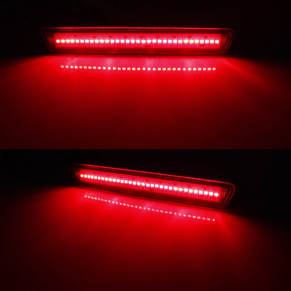 2Pcs Smoked Lens Rear LED Bumper Side Marker Lights For 1999-2004 Ford Mustang