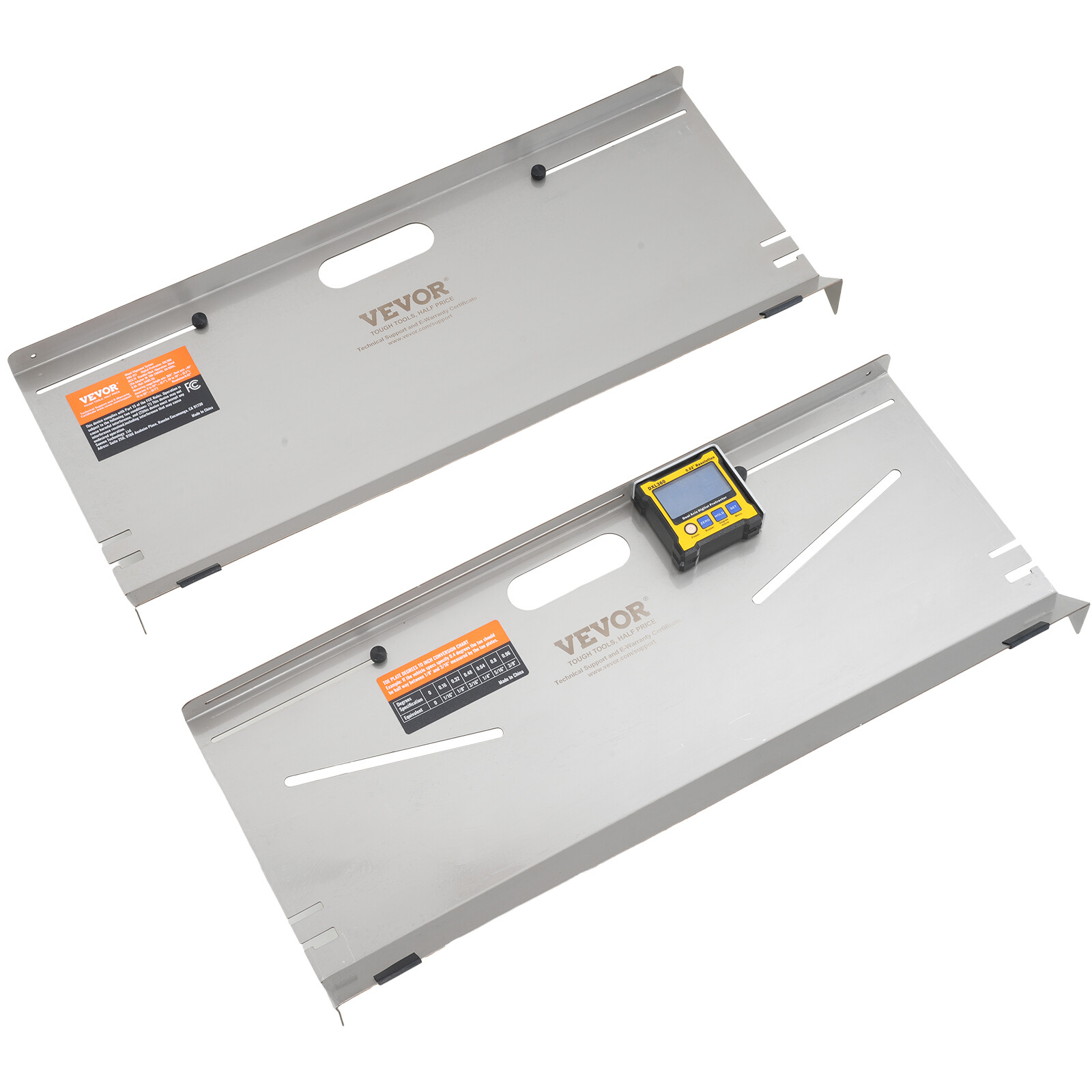 VEVOR 6 Wheel Alignment Tool Camber/Caster/Toe Gauge 0.1° Toe Plates 2 Measuring