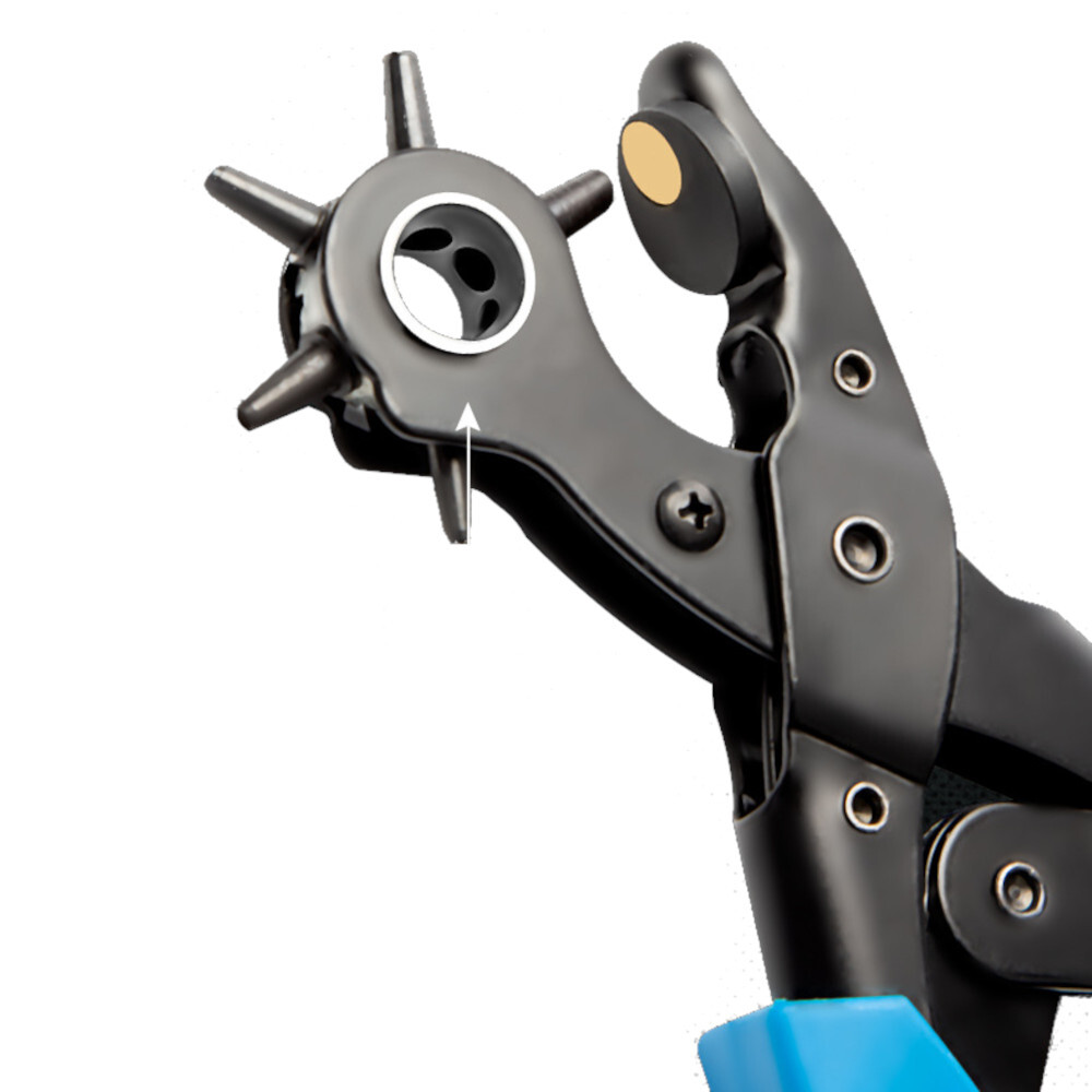 Heavy Duty Leather Hole Punch Tool Multi Size Plier for Belt Collar Strap Fabric