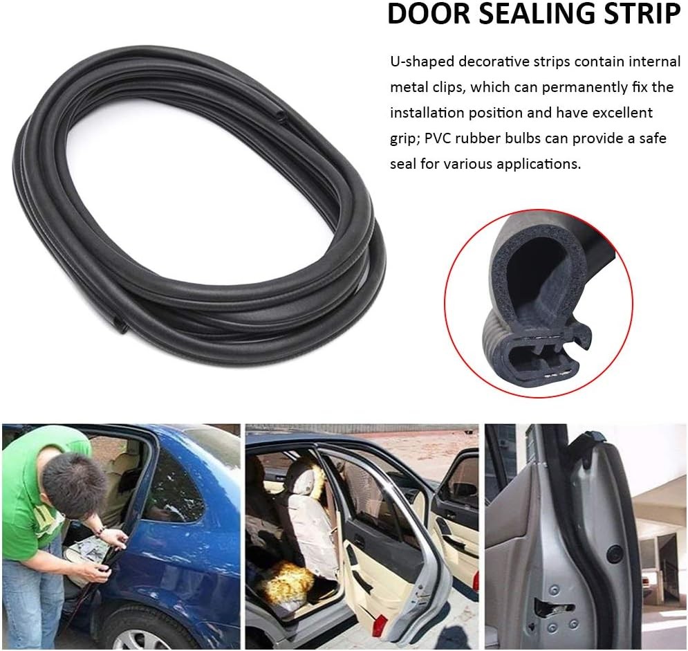 20feet Front Left or Right Door Seal Weather Strip Rubber for Toyota Tundra