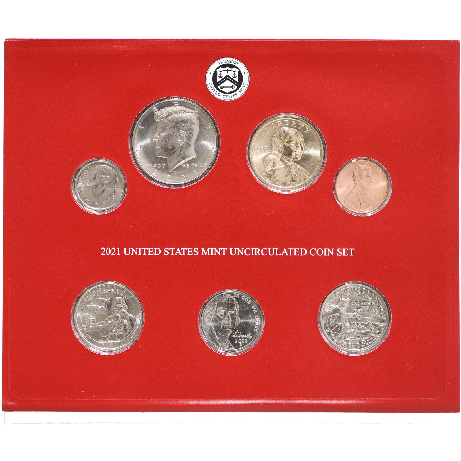 2021 Mint Set Original Plastic 14 BU Coins