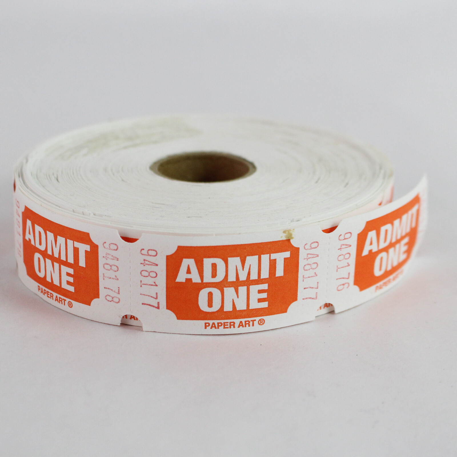 Lot of 2 Admit One Ticket Rolls for Party or Crafting Supplies