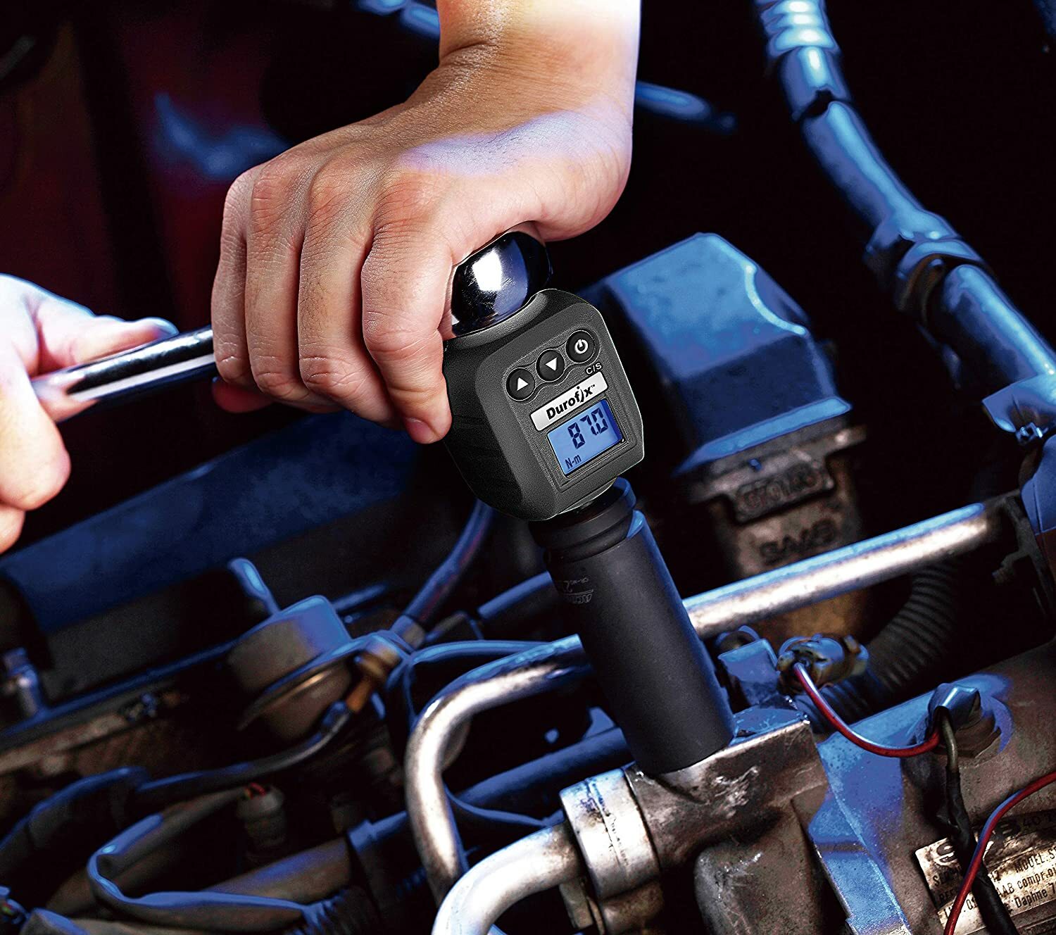 Durofix 1/2" Digital Angle Torque Adapter (250 ft-lbs, max 720 degree) RM604-4A