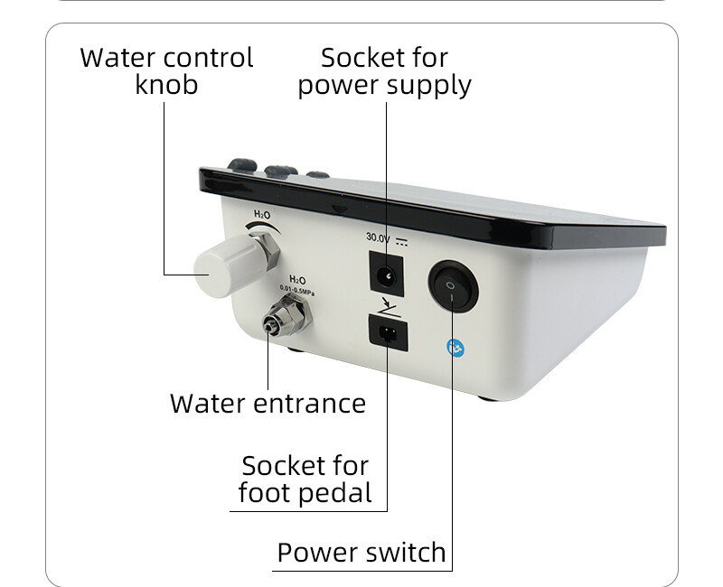 Ultrasonic Dental Piezo Scaler Handpiece 5 Tips Fits EMS Cavitron Woodpecker FDA