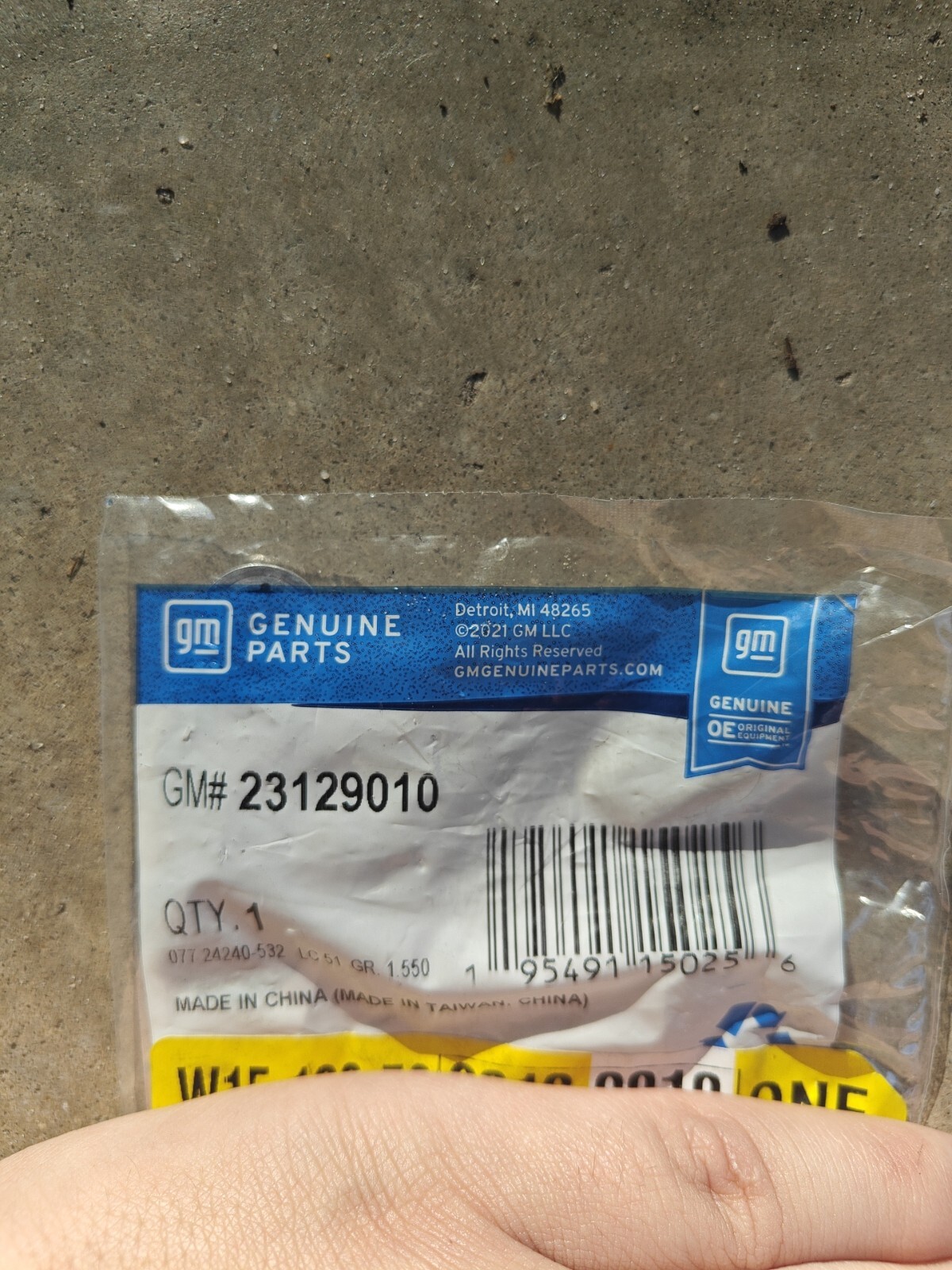 23129010 OEM Genuine GM Engine Oil Cooler Gasket