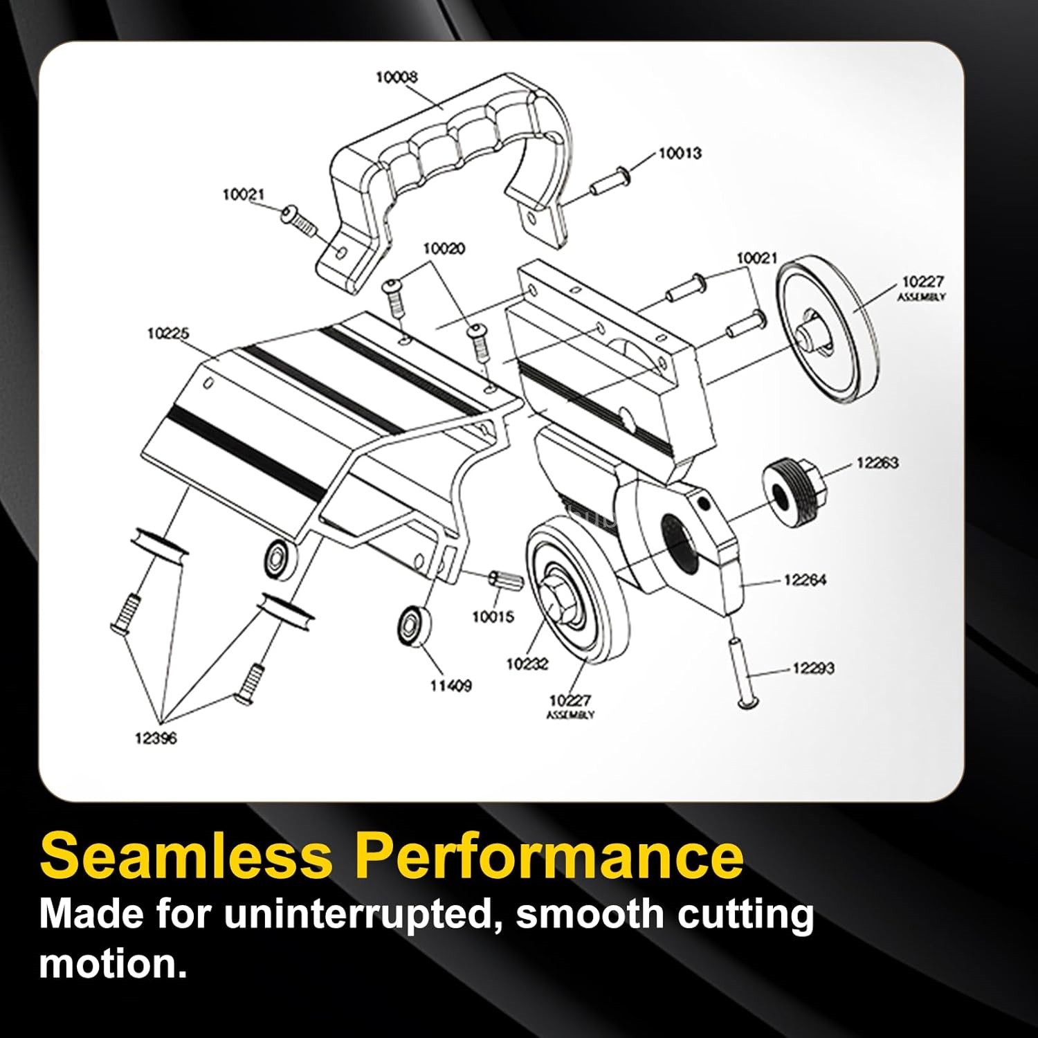 For Tapco Pro 14 19 HD MX Series PRO Cut-Off with Case Precision Cutter 10379