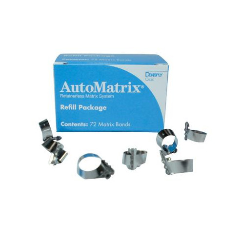 Dentsply Sirona 663002 AutoMatrix Narrow Regular Retainerless Matrix Bands 72/Pk