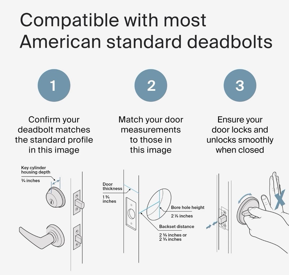 Level Lock Bolt Wi-Fi Smart Deadbolt Lock C-D11U-A3 Internal Replacment *SEALED*