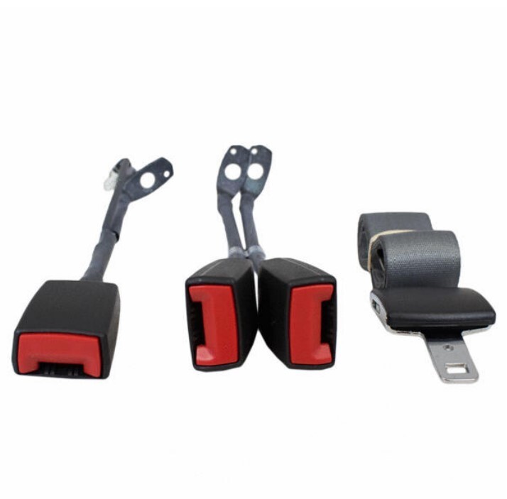 NEW OEM 02-07 Ford F-Series Super Duty Front Bench Seat Belt and Buckles Kit