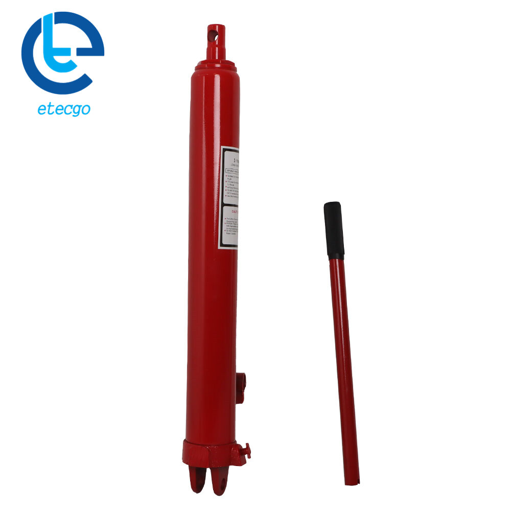 New Long Manual Hydraulic Jack Single Pump Engine Lift Cherry Picker 3 Ton