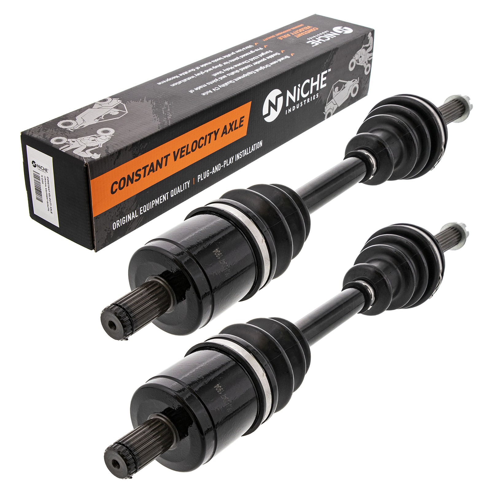 NICHE Front & Rear Left Right Axle Kit for Polaris Sportsman 600 700 800