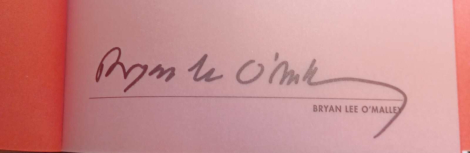 Seconds/Bryan Lee O’Malley Special Edition Signed and Numbered 125/250 BC-TOP