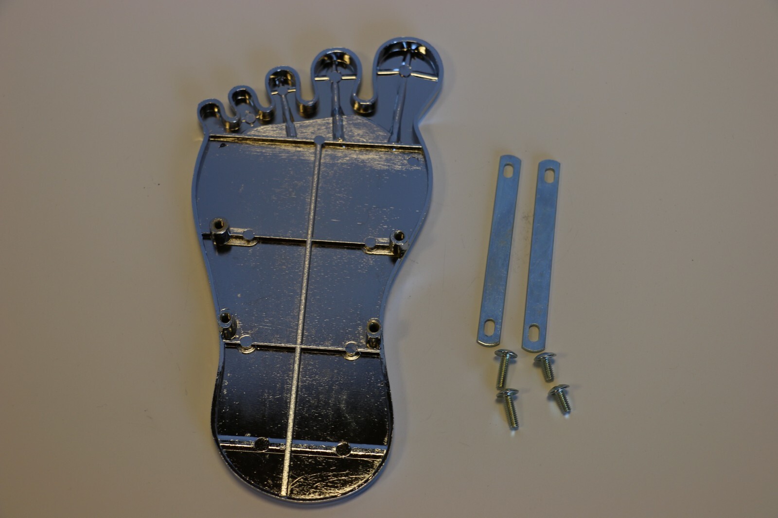 Barefoot Chrome Gas Pedal Cover Chrome Hot Rod Vintage Rat Classic Chevy Ford