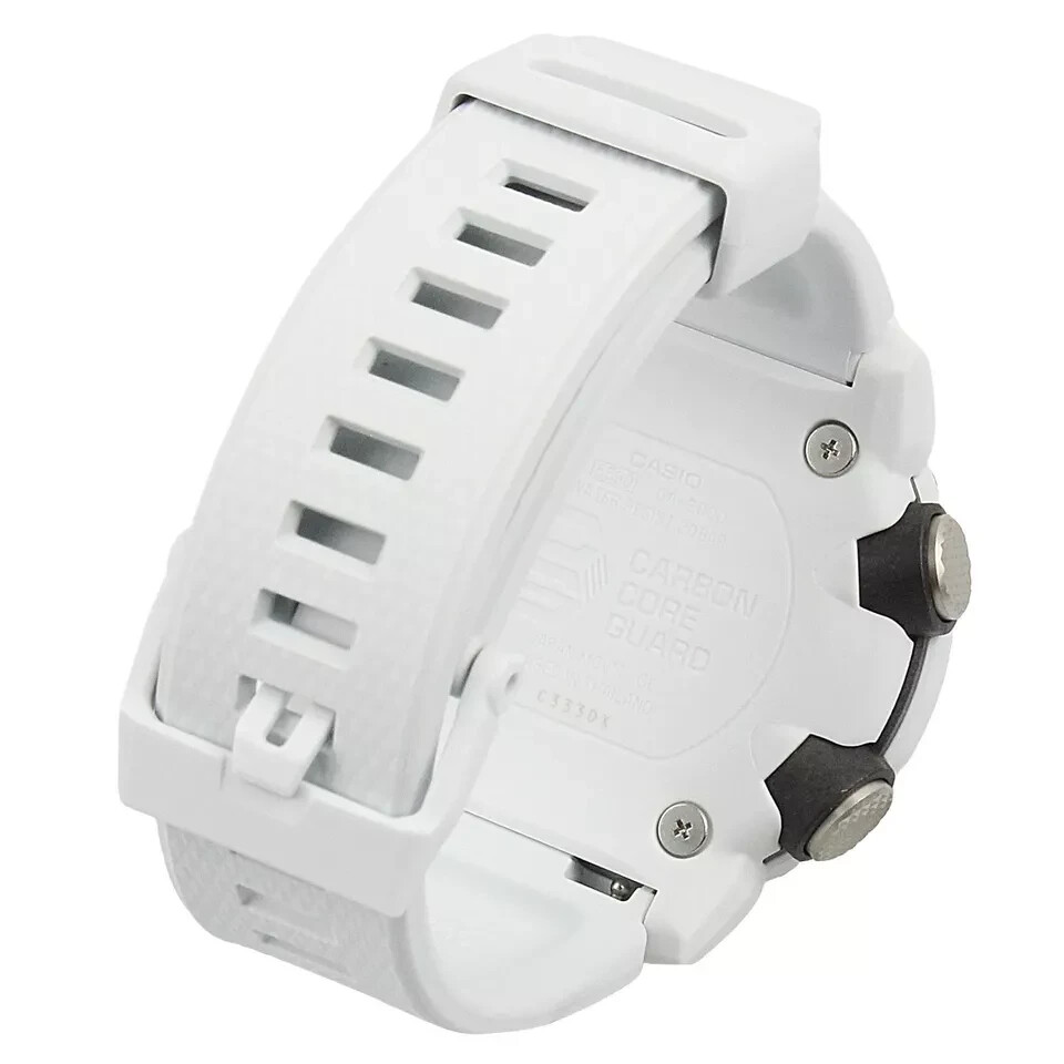 Casio G-Shock GA-2000S-7A NEW Men's Watch White Case/Band Shock Resistant