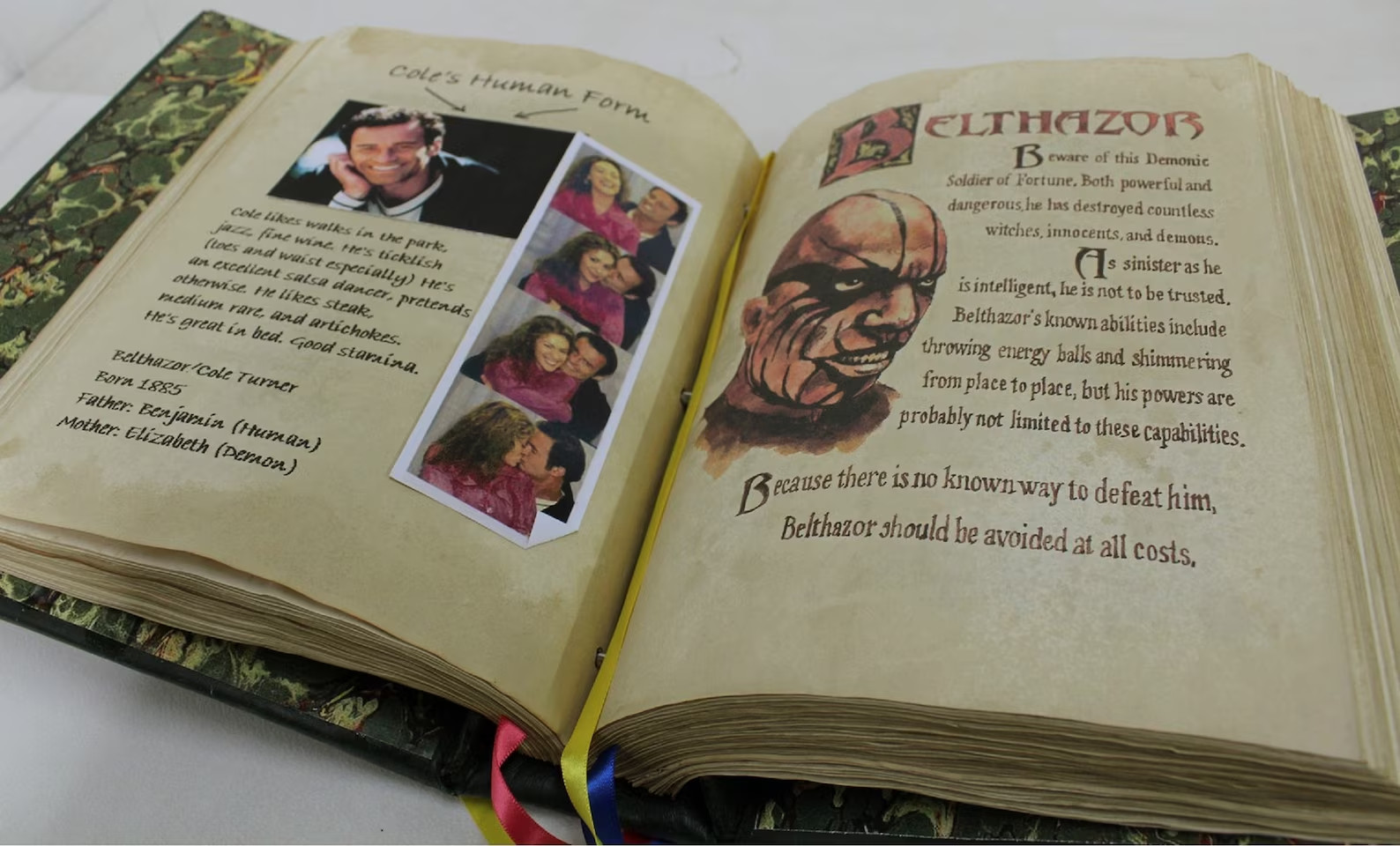 Charmed Inspired Book of Shadows FULL Replica 500 Aged Pages FREE U.S. SHIPPING