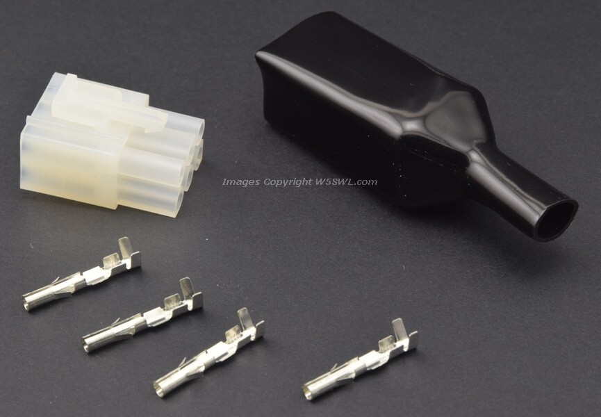 Workman Kenwood Yaesu Icom Alinco Others Replacement 6 Pin Molex Power Plug