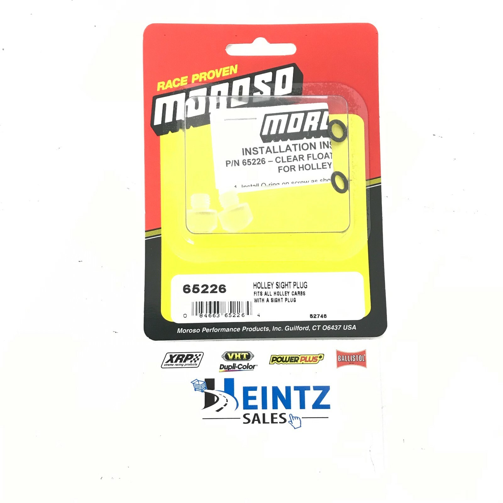 MOROSO 65226 Clear Fuel Bowl Sight Plugs - Float Level - Holley Carburetors