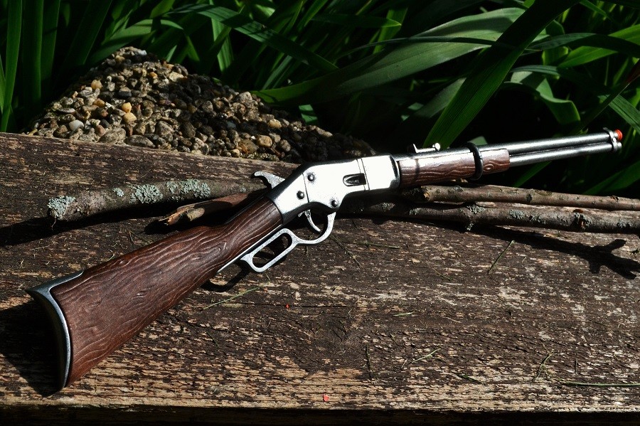 MINIATURE Winchester M1866 Lever-Action Carbine Rifle - 1866 - Denix Replica