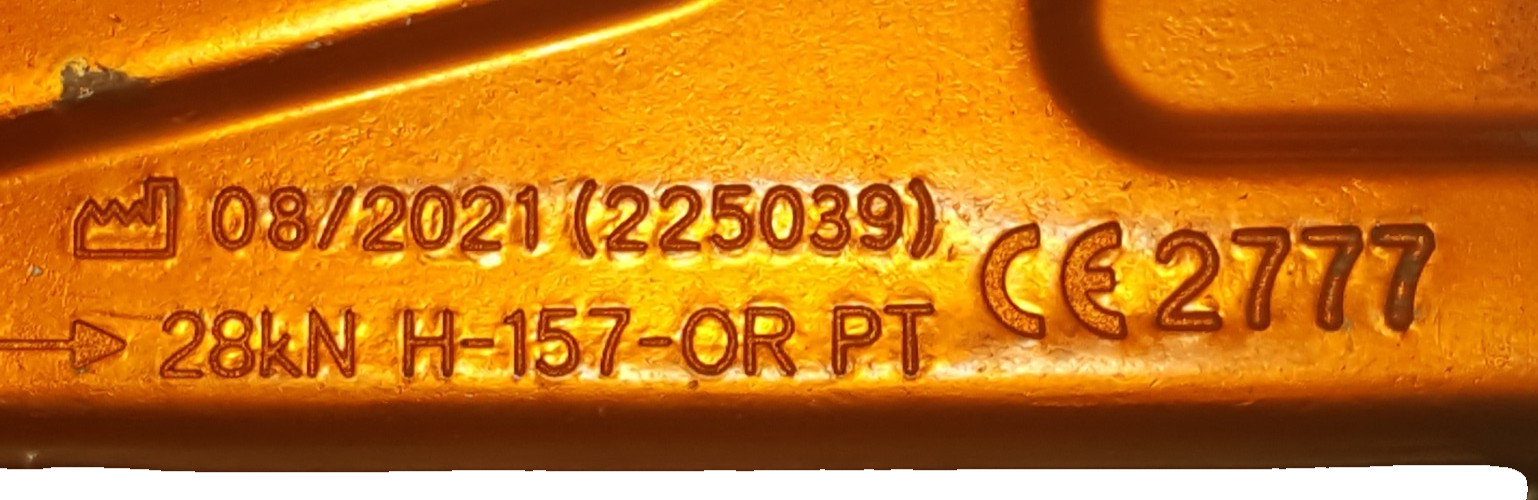 Skylotec FS 64 aluminum rebar hook H-157-OR PT