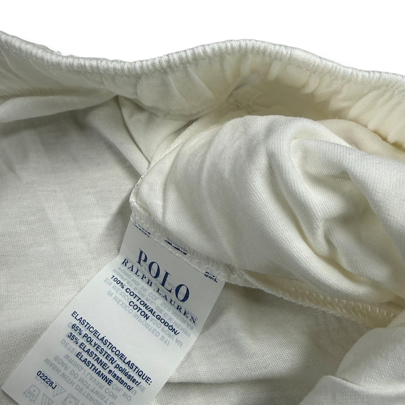 Polo Ralph Lauren Mens White Cotton Pajama Lounge Pants Size Medium M