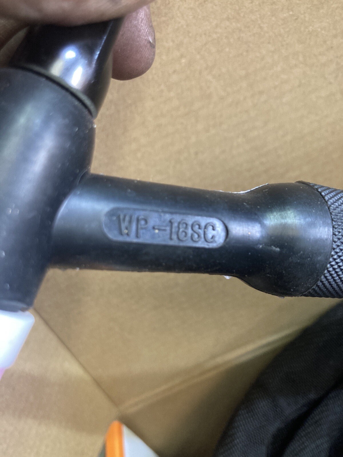 TIG TORCH 400AMP. 18SC25WC 25 Ft Long Rubber Braided Hoses and nylon cover