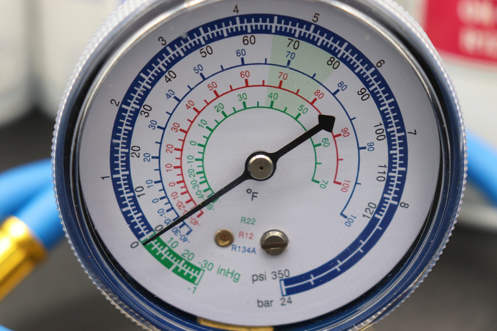 Envirosafe Arctic Air for R12, Auto AC Refrigerant Proseal & Oil & Brass Gauge