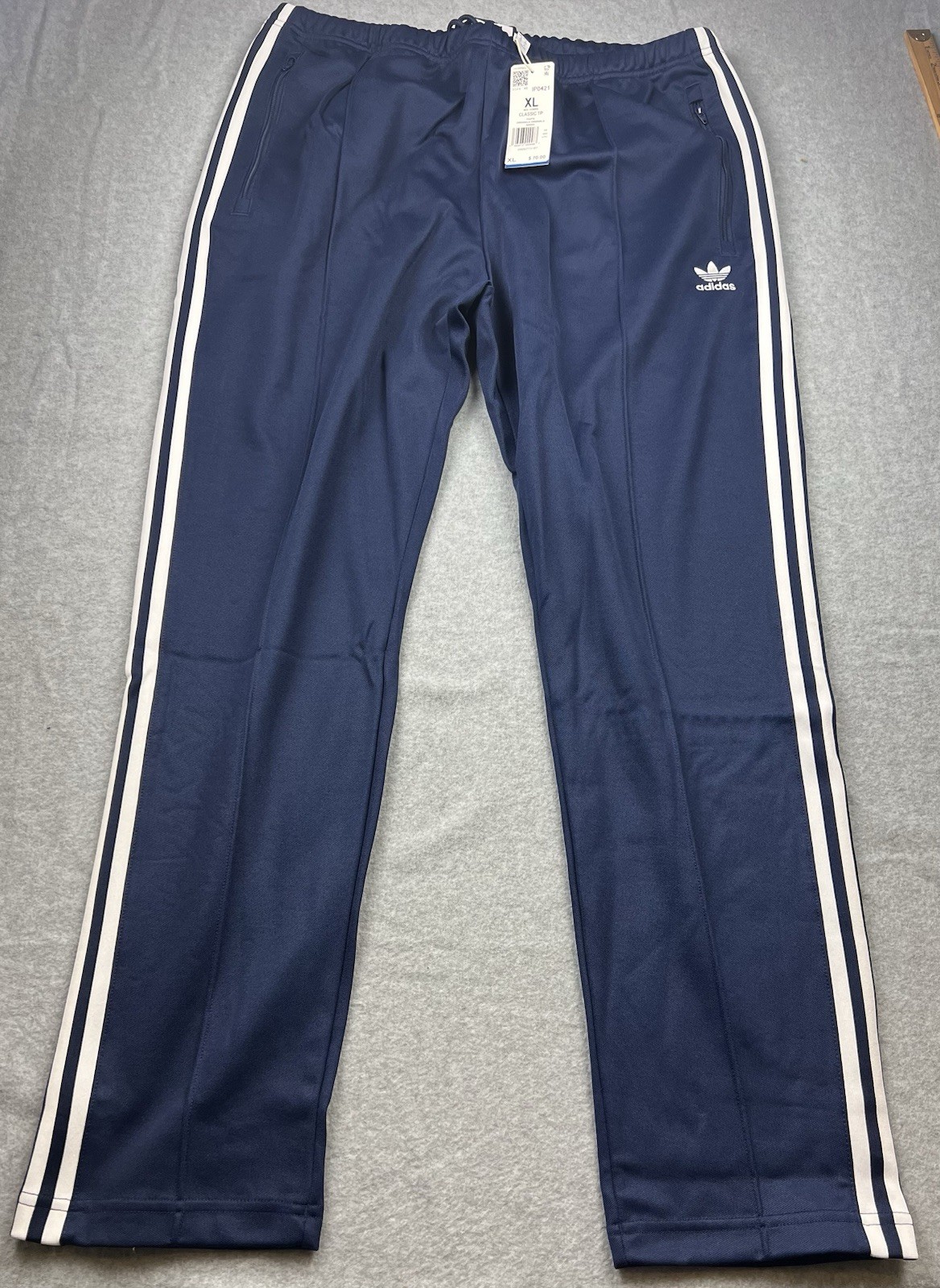 adidas Originals Adicolor Beckenbauer Blue Men’s Track Pants IP0421 Size XL NWT